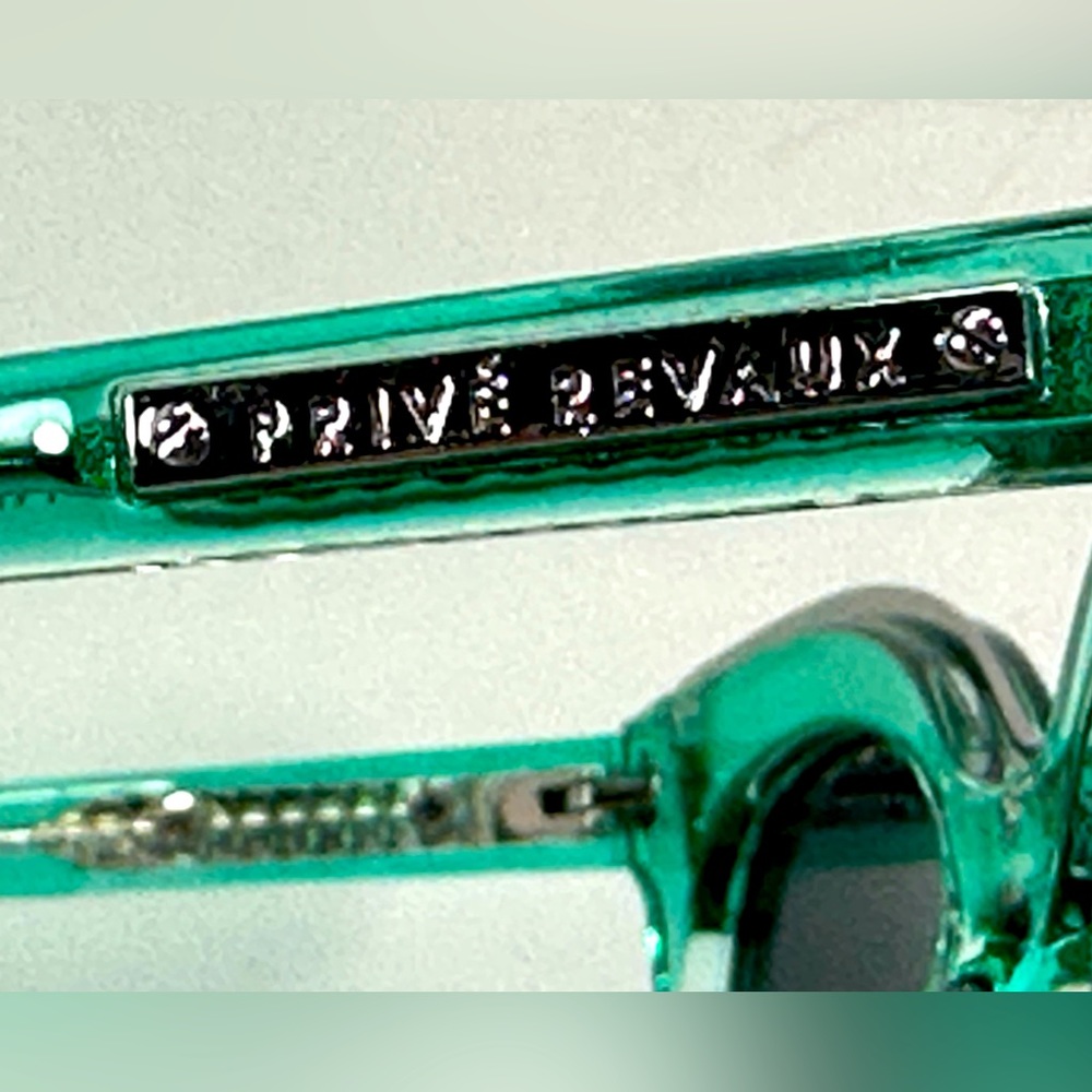 NEW - Prive Revaux The Kiki Sunglasses - Ombre Green/Clear - Picture 5 of 8